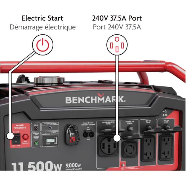 Portable Gas Generator - with Remote Start. 11500W 76-80dB